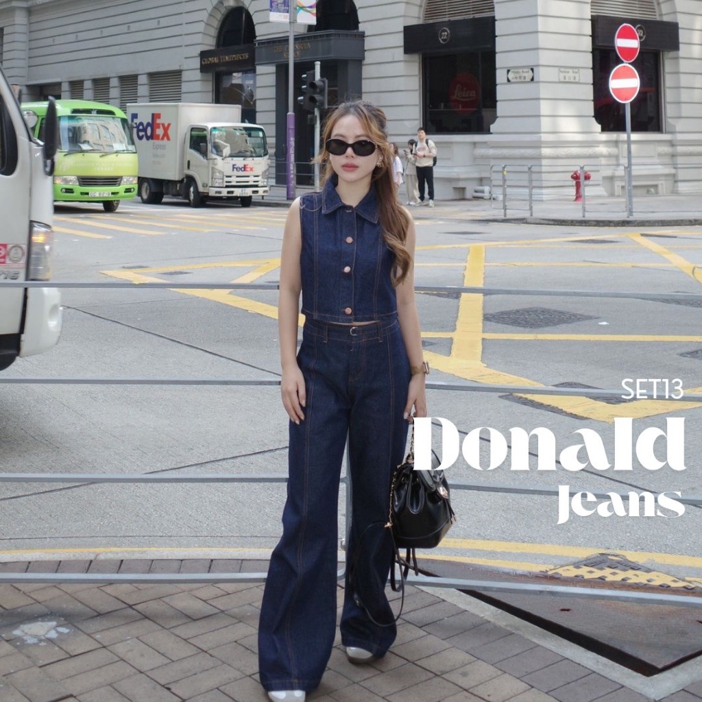MyWay Brand : SET Donald Jeans ชุดเซตยีนส์ กางเกงยีนส์ขายาว