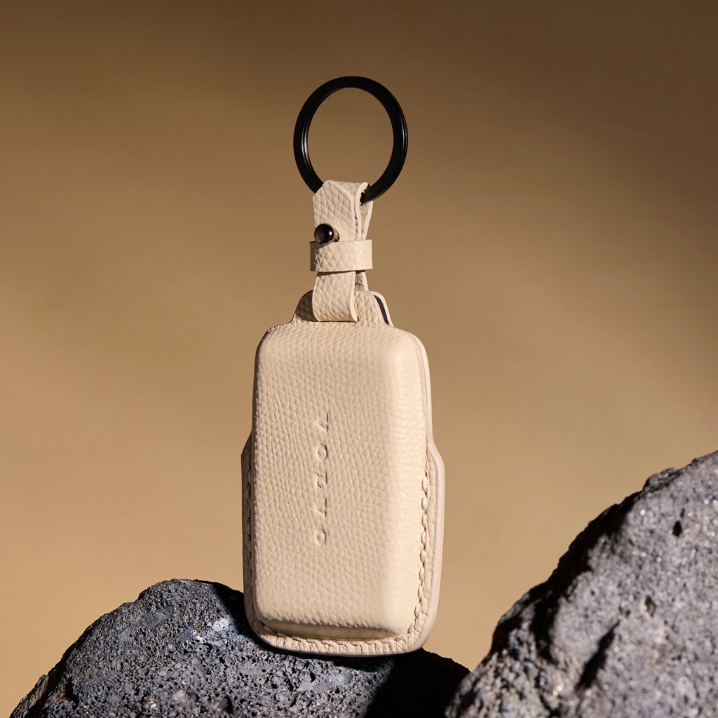 เคสกุญแจรถยนต์ VOLVO KEY TAG ซองกุญแจรถยนต์ หนังวัวแท้ CHAK