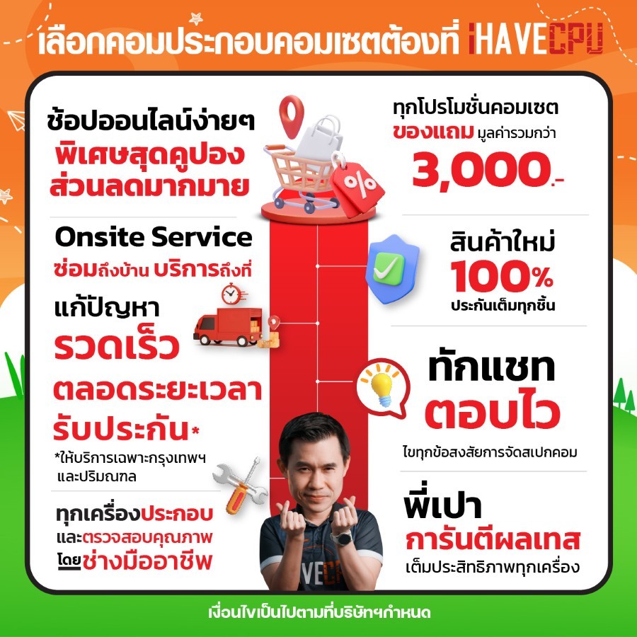 คอมประกอบ iHAVECPU MAYD5-007 INTEL I5-12400/ONBOARD/B760M/16GB DDR5 5600MHz (SKU-250432543)
