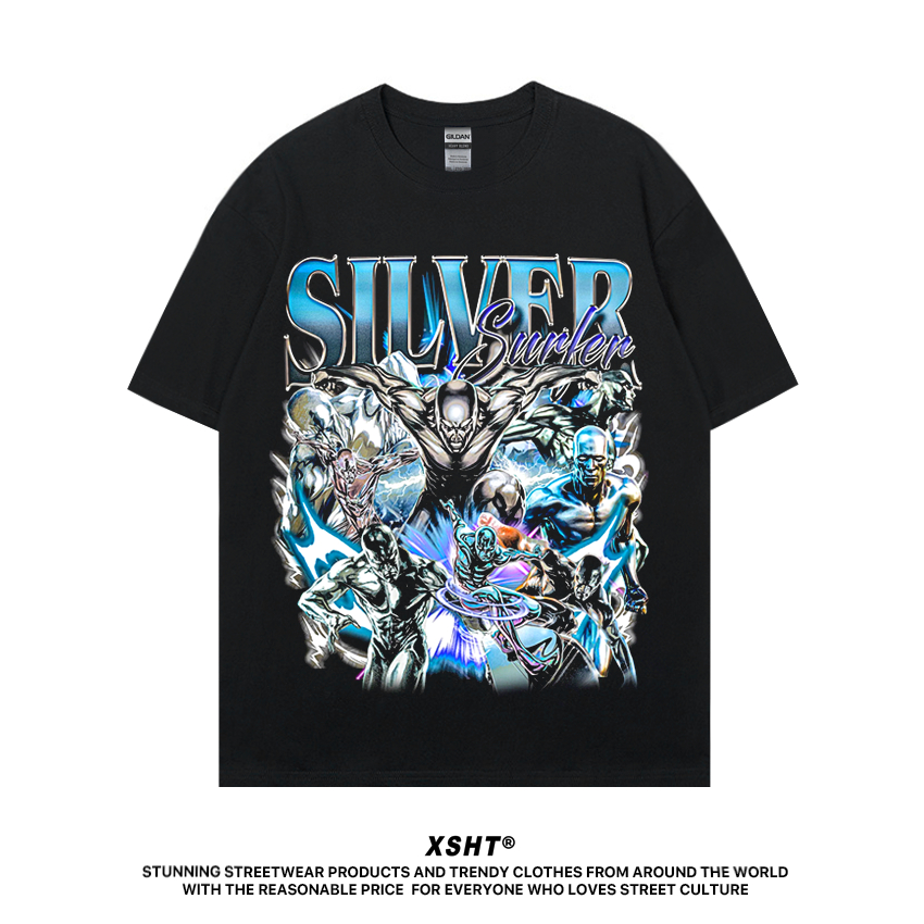 🔥พร้อมส่ง🔥 เสื้อ Marvel Superhero : Silver Surfer - Black (สีดำ) by XSHT