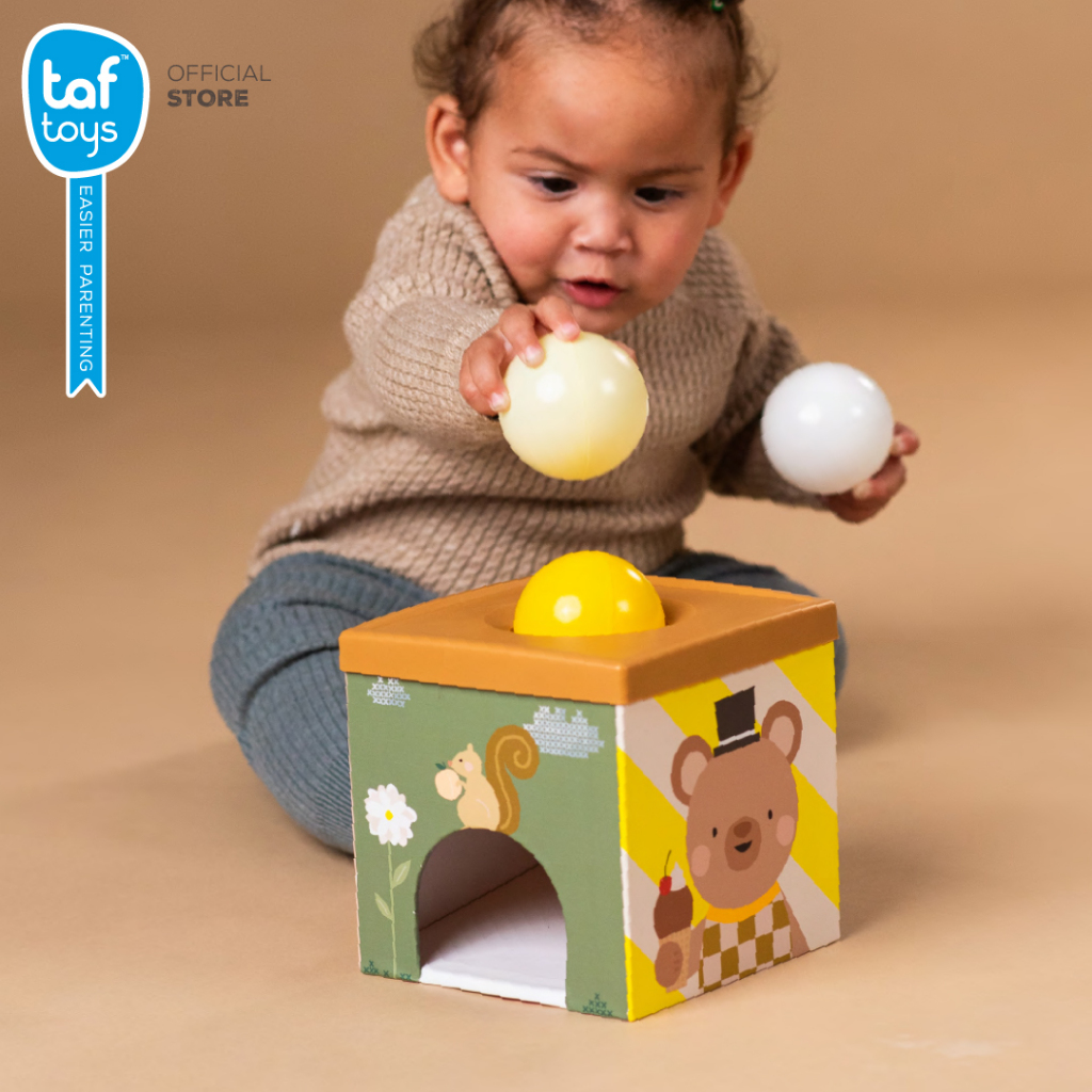 Taf Toys กล่องทิชชู่ หยอดบอล Play & Discover Cube ของเล่นเสริมพัฒนาการ 1 ขวบ ขึ้นไป - รูปที่ 3