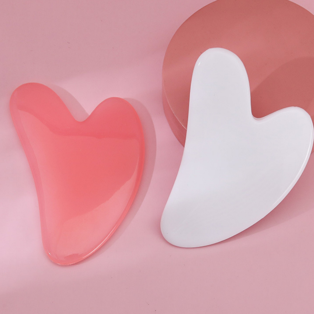 YIYIHOME กัวซาธรรมชาติ นวดหน้าทรงรูปหัวใจ ใช้สำหรับนวดทั่วใบหน้าและลำคอและร่างกาย เพื่อความสวยงาม - รูปที่ 5