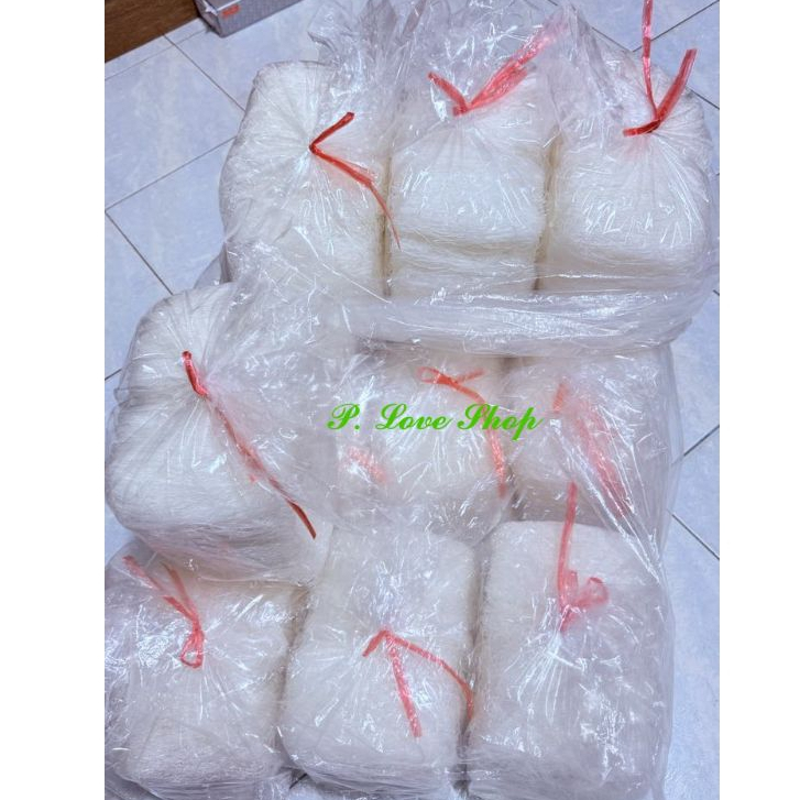 🔥🔥วุ้นเส้นต้นสนแท้ วุ้นเส้นแบบแผ่น 1 ก. แพ็ก 12 (ถุงละ 1 กิโล)อร่อย เหนียวนุ่ม