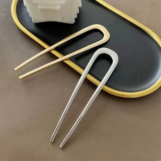 พร้อมส่ง!🇹🇭 ราคา/ชิ้น ปิ่นปักผมตัวยู วัสดุสแตนเลส กิ๊บปักผมต…