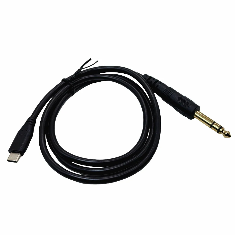 USB C to 6.35mm 1/4 inch TRS Cable Type C to 1/4 Audio Adapter Aux Jack Stereo Cable สายสัญญาณเสียง 