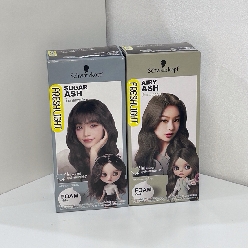 Schwarzkopf Freshlight Foam Color เฟรชไลท์ โฟม คัลเลอร์ โฟมเปลี่ยนสีผม ชวาร์สคอฟ ยาย้อมผม Airy Ash &