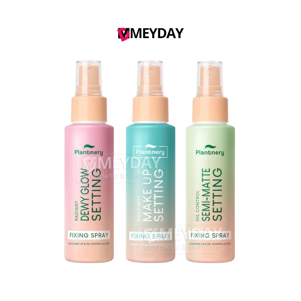 Plantnery Fixing Spray แพลนท์เนอรี่ เดย์ลี่ เซ็ทติ้ง มิสท์ ฟิกซิ่ง สเปรย์ ล็อคเมคอัพ 60ml