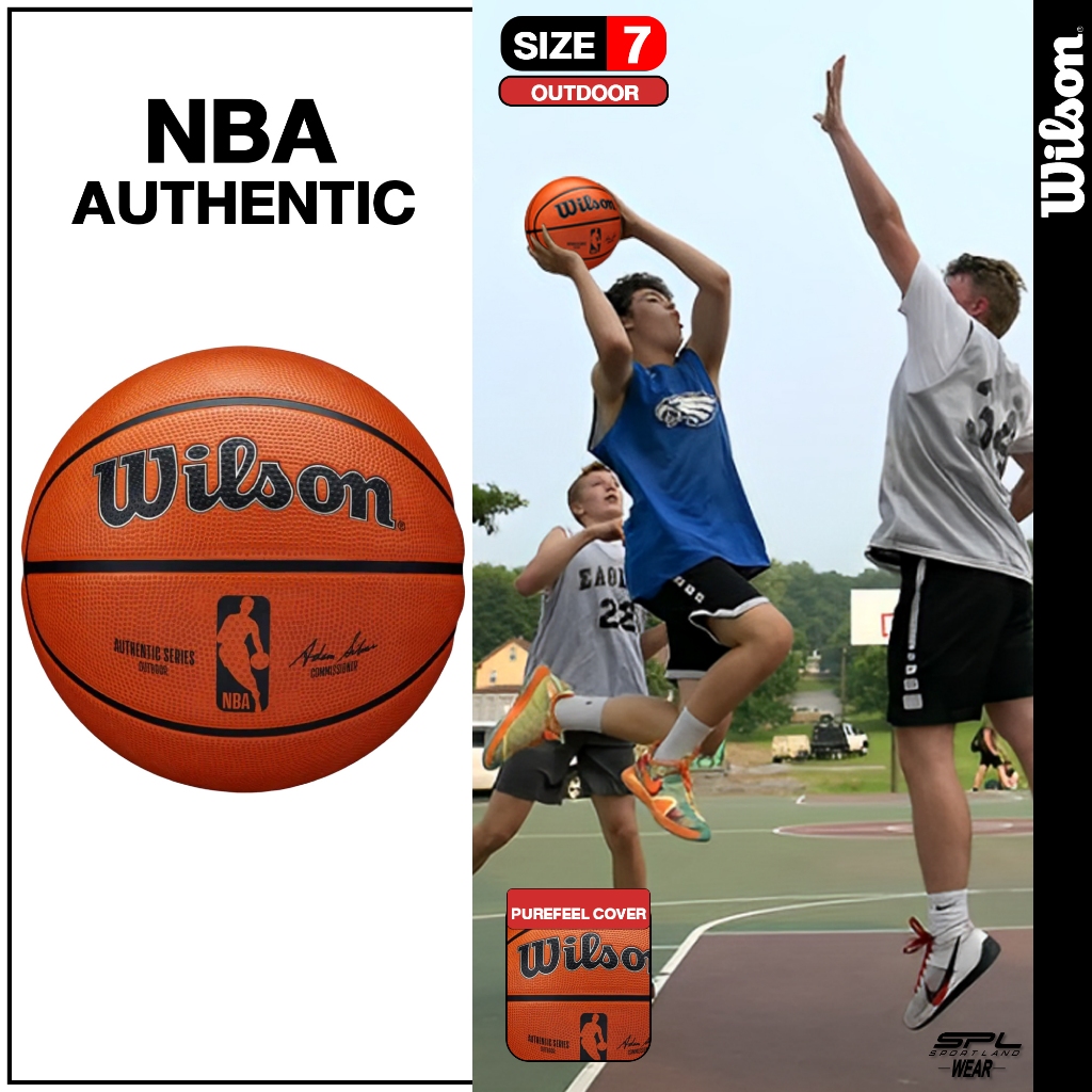 Wilson ลูกบาส บาสเก็ตบอล เบอร์ 7 NBA Authentic #7 WTB7300XB07 (1990)