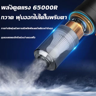 🚚รับประกัน 5 ปี🚚เครื่องดูดฝุ่นในรถ 99990kpa/เป่า/ปั๊ม/พองลม เครื่องดูดฝุ่น รับประกันตลอดชีวิต 4IN1 เครื่องดูดฝุ่นไร้สาย