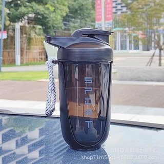 แก้วน้ำ แบบพกพา เชคโปรตีน ชงเวย์ ผสมเวย์ 590ml Sportcup