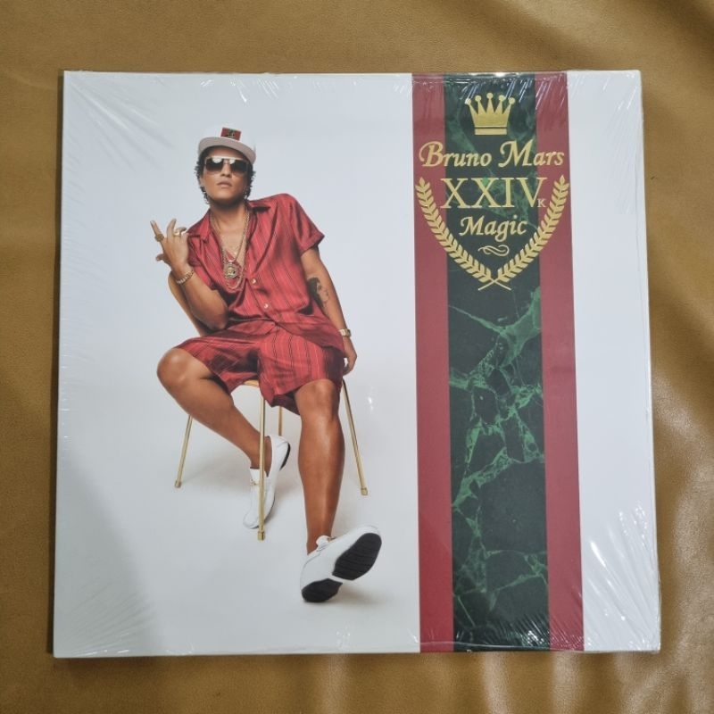 (LP) Bruno Mars - XXIVK Magic, 24K Magic Vinyl แผ่นเสียงมือหนึ่งในซีล