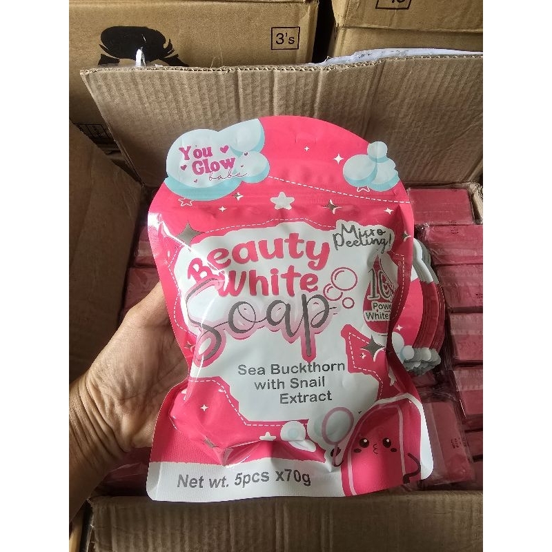 Beauty white soap 5x70g
