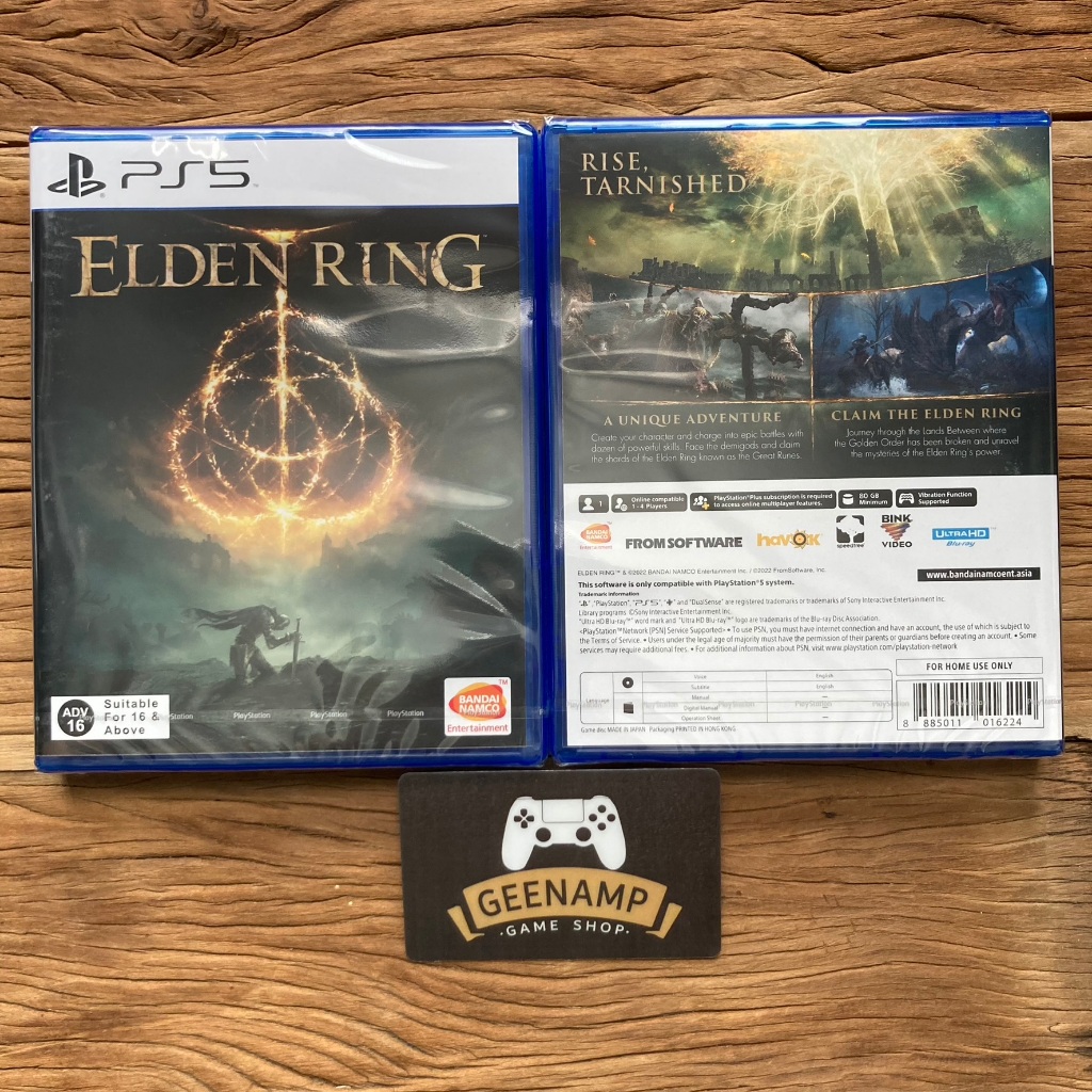 (คูปองShopeeลด15%) PS5 [มือ1] ELDEN RING (R3/ASIA)(EN)