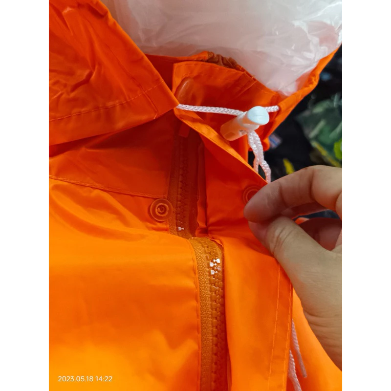 ชุดกันฝนเสื้อและกางเกง มีฮูดในตัว เนื้อผ้า PVC thumbnail 5