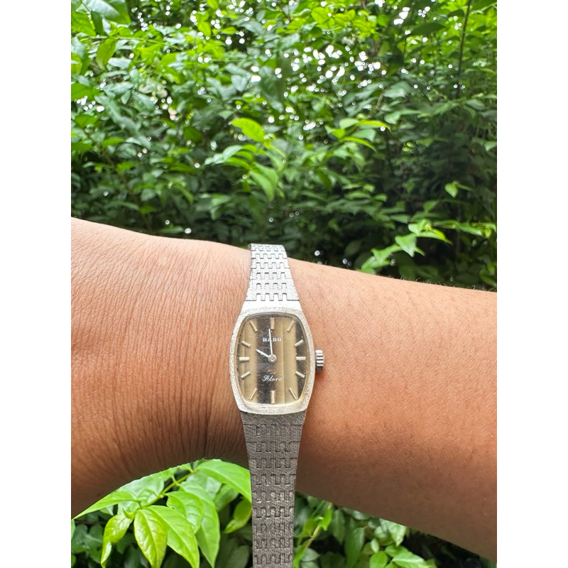 นาฬิกา มือสอง Rado Lady Vintage ระบบไขลาน แท้มือสอง พร้อมใช้สภาพดีUSED