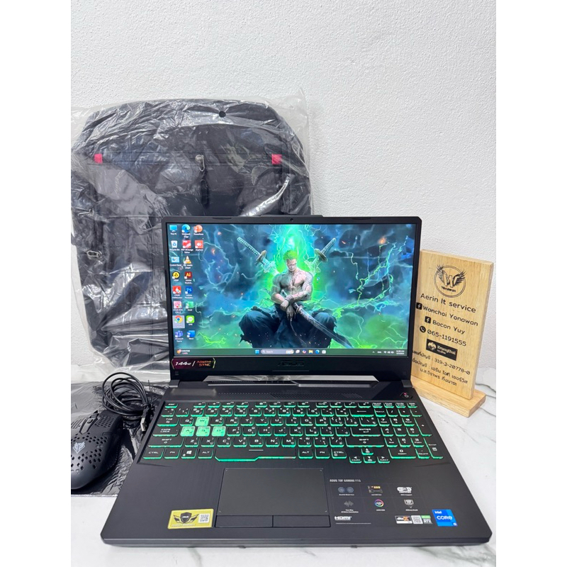 ปล่อย Asus TUF Gaming F15 FX506HCB หลุดจำนำ มือสองสภาพสวย