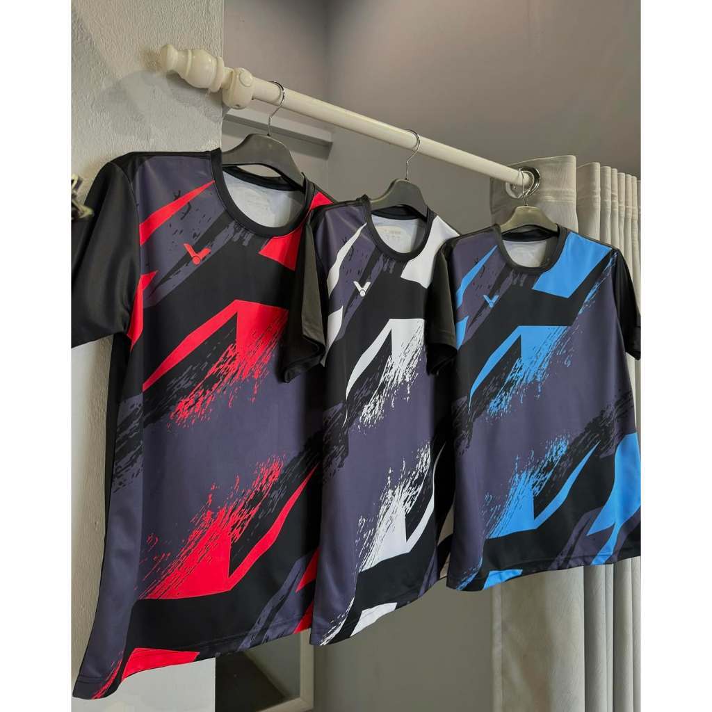 เสื้อแบดมินตัน Victor Shirt T-49011 เสื้อออกกำลังกาย (สินค้าลิขสิทธิ์แท้ 100%) *มีบริการสกรีนเพิ่มชื่อตัวเอง* ราคา ถูกที่สุด ดีลบีเคเค แกลเลอรีภาพที่ 2