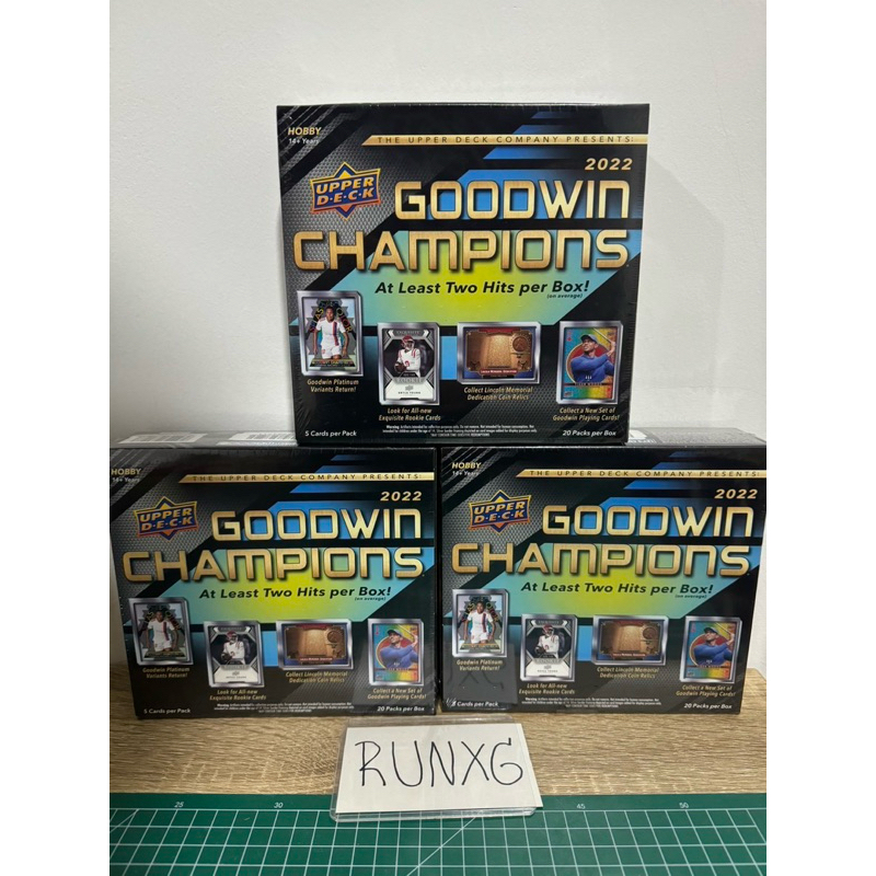 🚨พร้อมส่ง🚨 2022 Upper Deck Goodwin Champions Hobby Box