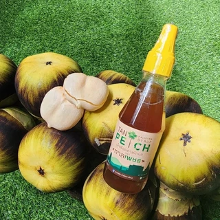 น้ำตาลโตนดแท้ 100% ไซรัปน้ำตาลโตนด ตาลเพชร ขนาด 250 ml จากเพชรบุรี