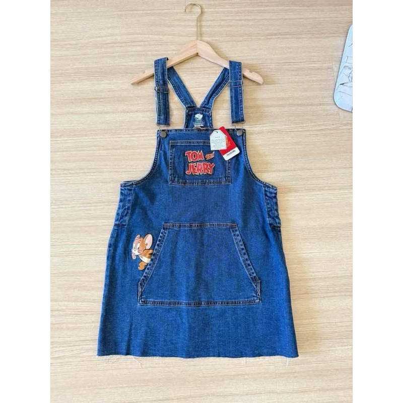 Tezenis Tom&Jerry เอี๊ยมยีนส์กระโปรงสั้น