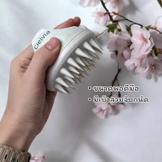 Cielvia แปรงสระผมซิลิโคน Scalp massager brush แปรงสปาหนังศีรษะ