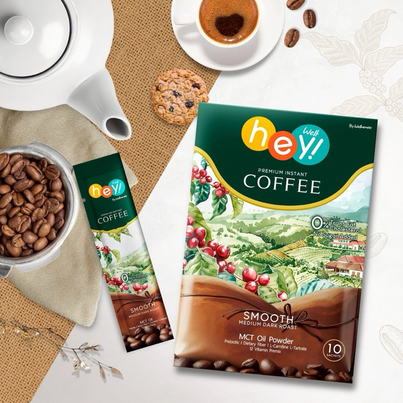กาแฟสด hey! Well Coffee สำหรับคนรักเพื่อสุขภาพ