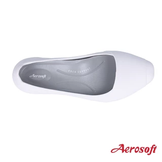Aerosoft (แอโร่ซอฟ) รองเท้าคัทชูแบบสวม รองเท้าคัทชูสีดำ รุ่น W2880