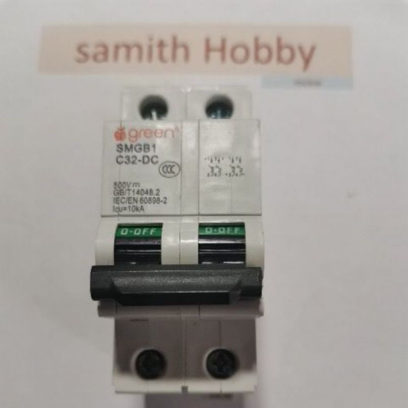 Breaker MCB DC  2 Pole  32 A