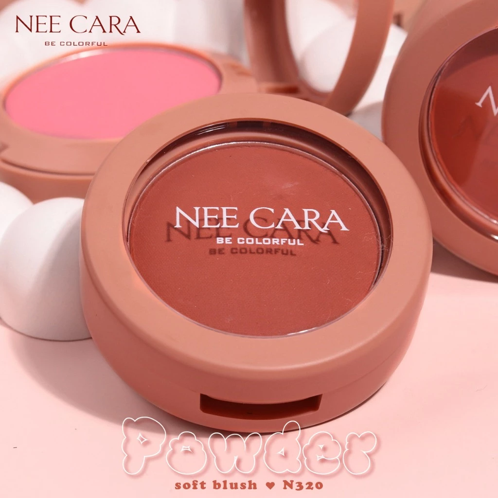 NEE CARA |  N320 นีคาร่า บลัชออน ปัดแก้ม เนื้อฝุ่น POWDER SOFT BLUSH thumbnail 3