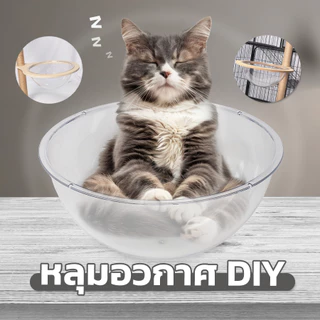 😻โดมอะคริลิคแมว หลุมอวกาศแมว โดมอะคลิลิค หลุมอะคริลิค สำหรับบ้านแมว DIY 30/35/40cm