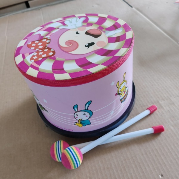 8 นิ้วกลองไม้เด็กมือกลองปฐมวัยเครื่องดนตรีดนตรีของเล่นเด็กการศึกษาใหม่ - รูปที่ 3