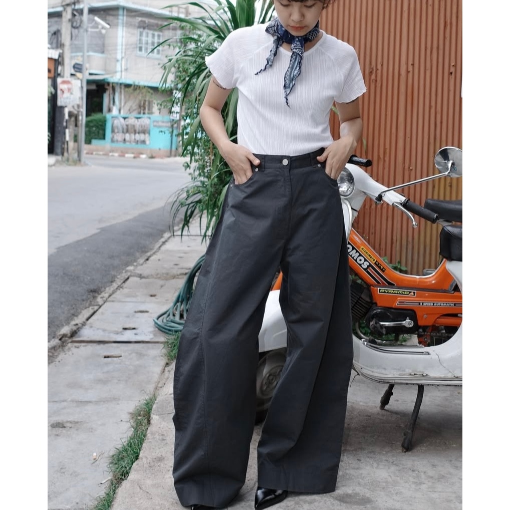 (PRE ORDER) g.glur | Cotton balloon pants