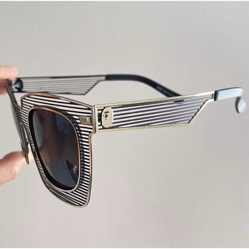 แว่นกันแดด desing BAPE - A BATHING APE มือ1 งานตู้ญี่ปุ่น เลนส์UV - วัสดุดี น้ำหนักเบา ยืดหยุ่น สบาย