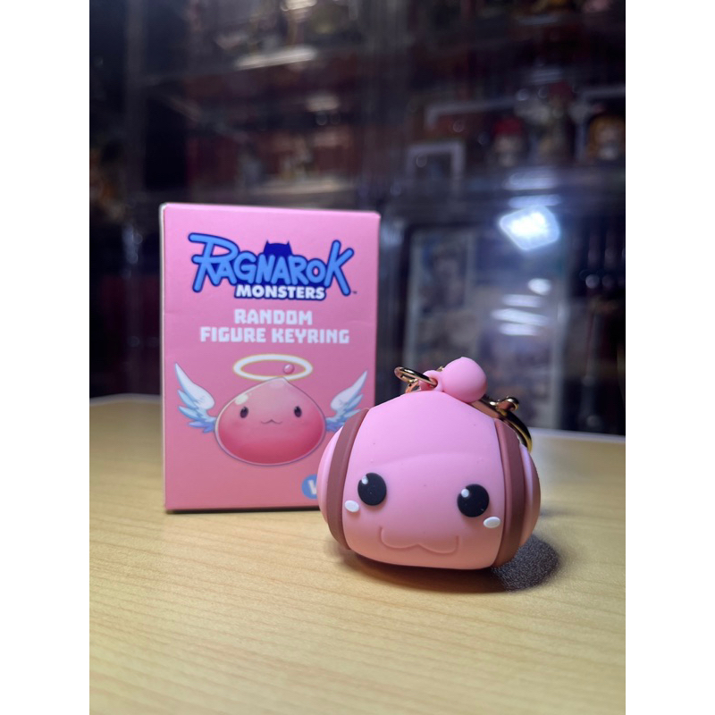 ( มือ 2 ) Ragnarok Online Monsters Random Figure Keyring Vol.1 Backpack Poring ของแท้ งานลิขสิทธิ์