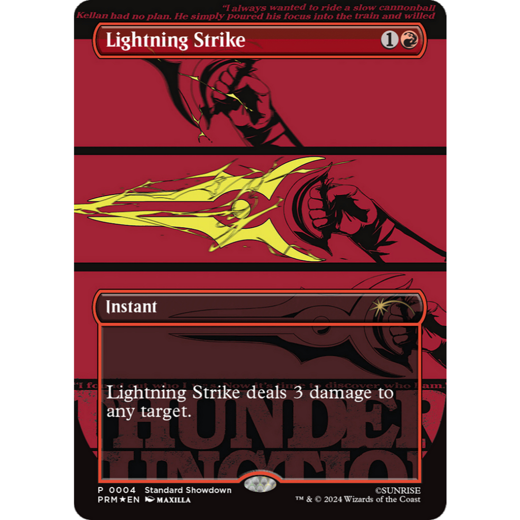 Promotional: Lightning Strike (Standard Showdown - Cowboy Bebop)