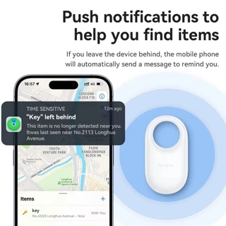 [iosเท่านั้น] Hoco E94 เครื่องติดตามของหาย Star smart anti-lost positioning device ios tag gps tracker