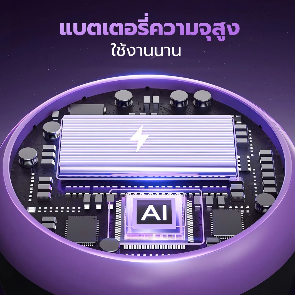 JQVITEK พัดลม หน้ากว้าง ลมแรง 100 ระดับ ชาร์จไฟ 10000mAh 10ชั่วโมง คลิปหนีบ ตั้งโต๊ะ clip fan FN36 - รูปที่ 5