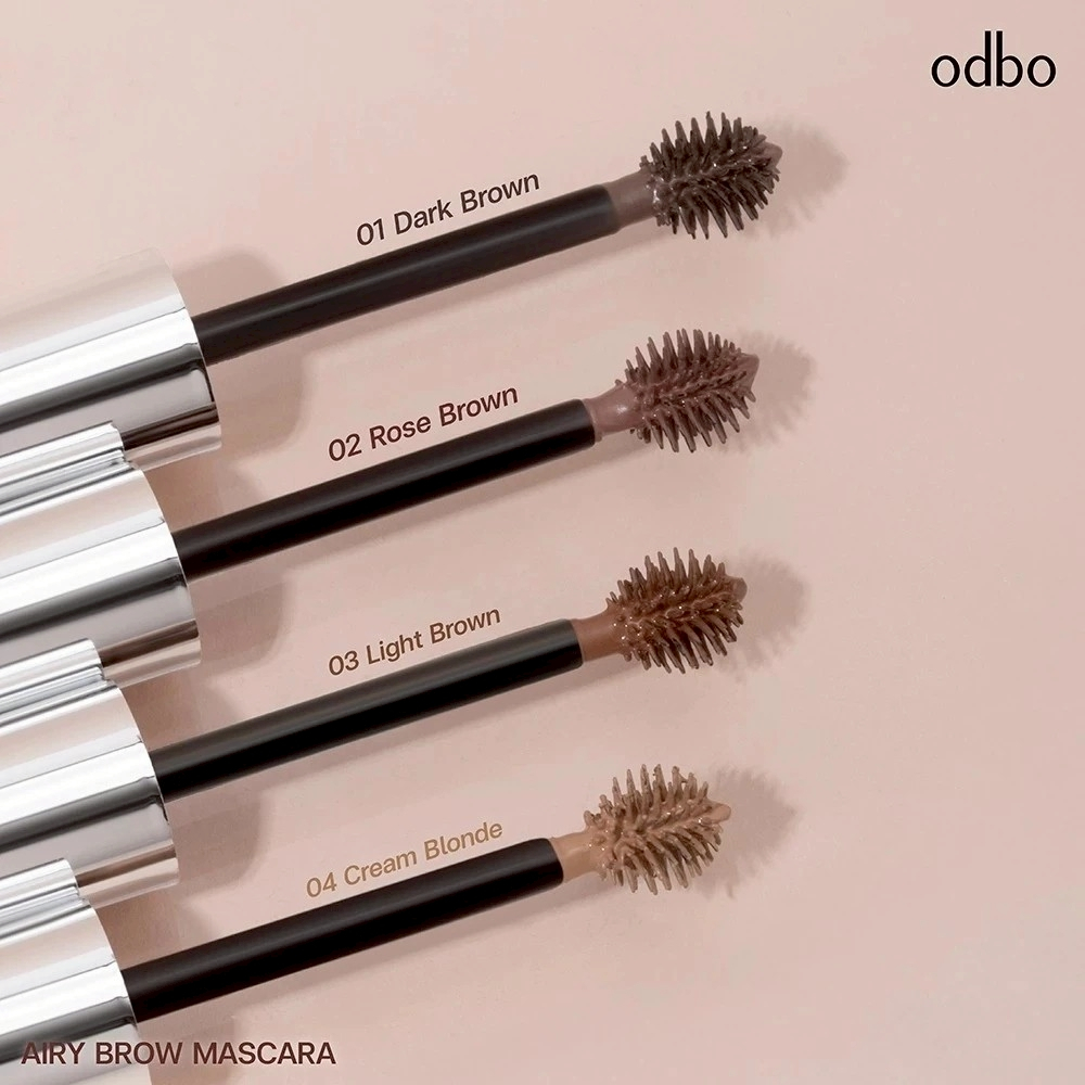 มาสคาร่าคิ้ว ODBO Airy Brow ผลลัพธ์ดูเป็นธรรมชาติ