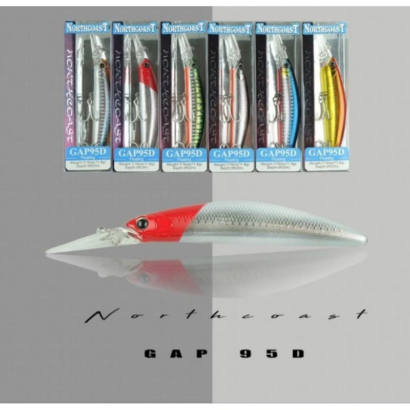 เหยื่อปลอม GAP95D รุ่นลิ้นยาว 9.5เซน นน. 11.8 กรัม แอคชั่นลอย Floating