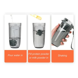 400 mlแก้วเชคโปรตีน ขนาด Shaker Cup เวย์โปรตีน ไร้สาร BPA ถ้วยน้ำออกกำลังกาย