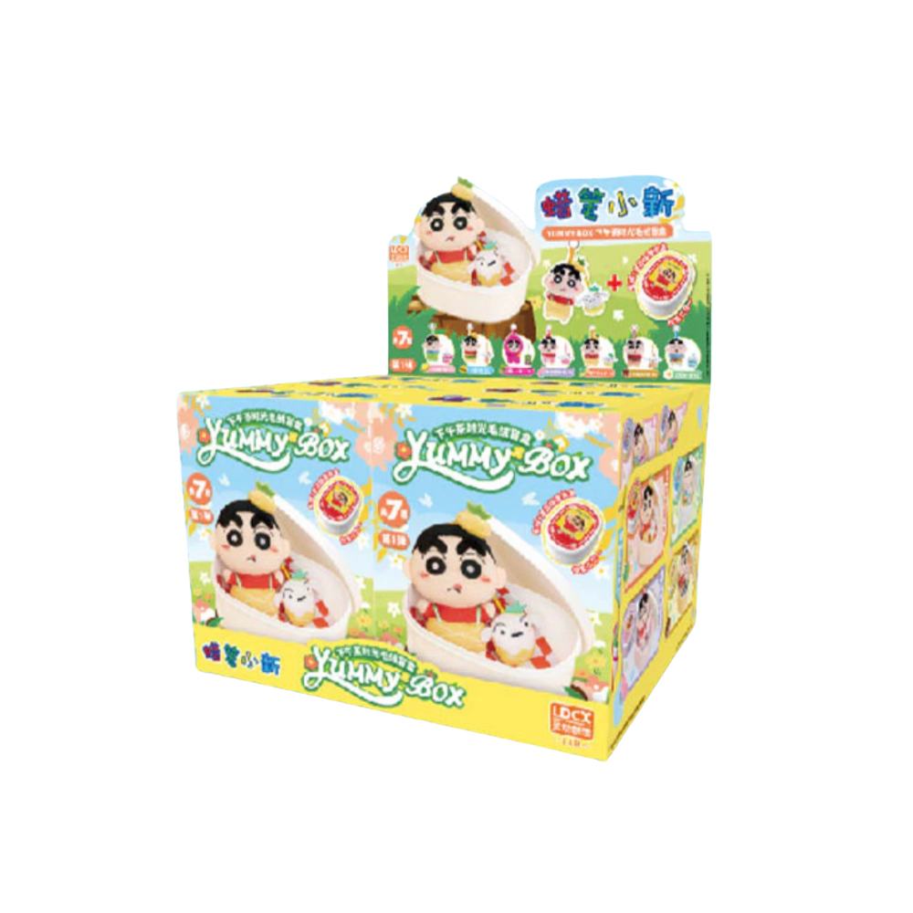พร้อมส่ง YUMMY BOX - Crayon Shinchan - Tea Time Plush Series แบบยกBox