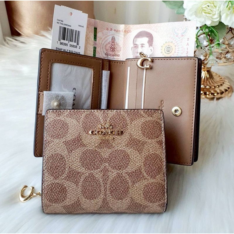 COACH CW789 SNAP WALLET