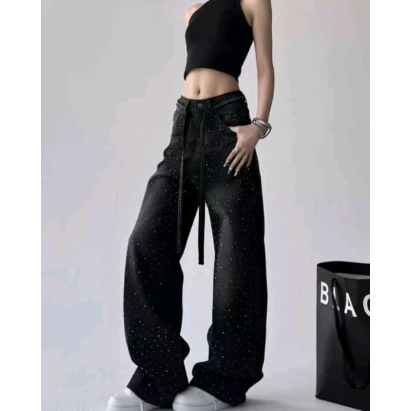Atipashop - EGBERT WINK JEANS กางเกงยีนส์ ขายาว ทรงกระบอกกลาง ยีนส์วิ๊งค์