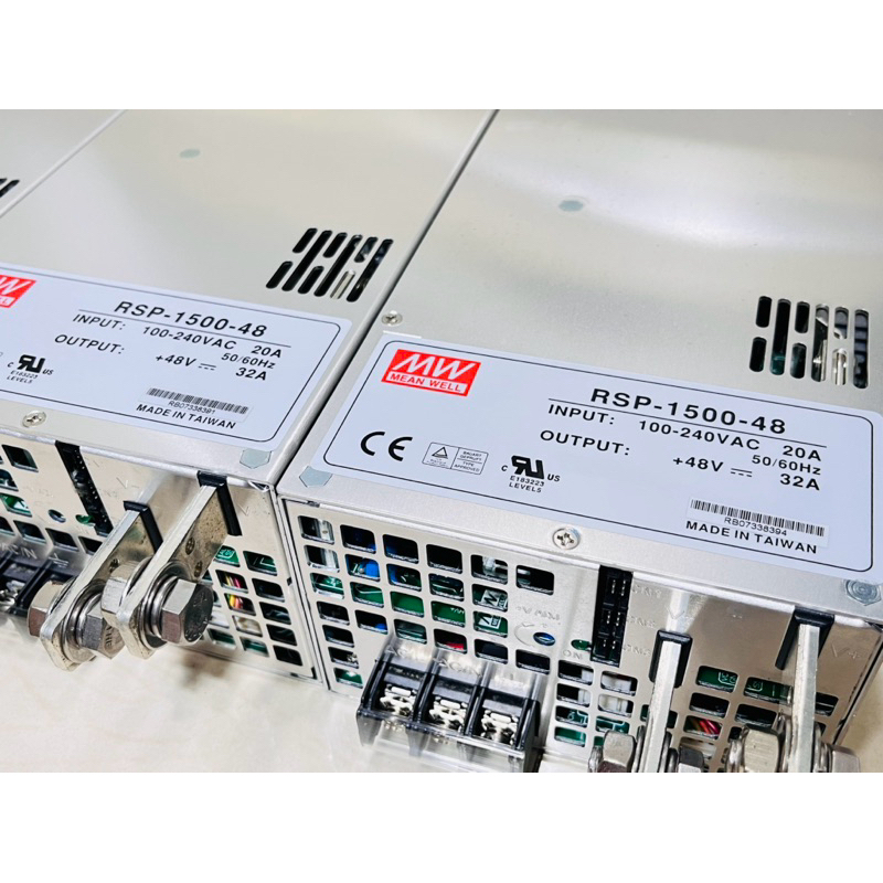 สวิทชิ่ง Power supply ยี่ห้อ MEAN WELL MW RSP-1500-48 รุ่น 48V 32A 1500W จ่ายไฟได้ 48V 32A ปรับไฟง่า
