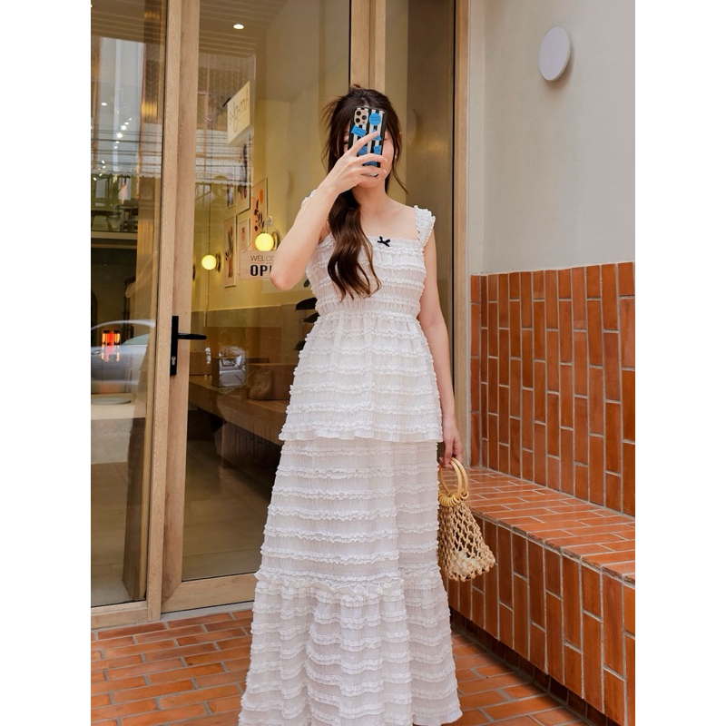 Theblancpale:Villa set ชุดเซทลูกไม้ ใหม่มากสภาพ 99% ซื้อมา 1,350 ขอขาย 850