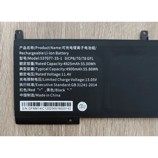 แบตเตอรี่ 537077-3S-1 สำหรับ Infinix InBook X1 Pro XL12 / InBook X1 Series
