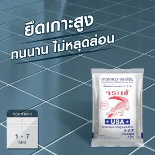 กาวยาแนว จระเข้เงิน กาวยาแนวมาตรฐานอเมริกา สำหรับยาแนวกระเบื้องทั่วไป 1 กก.