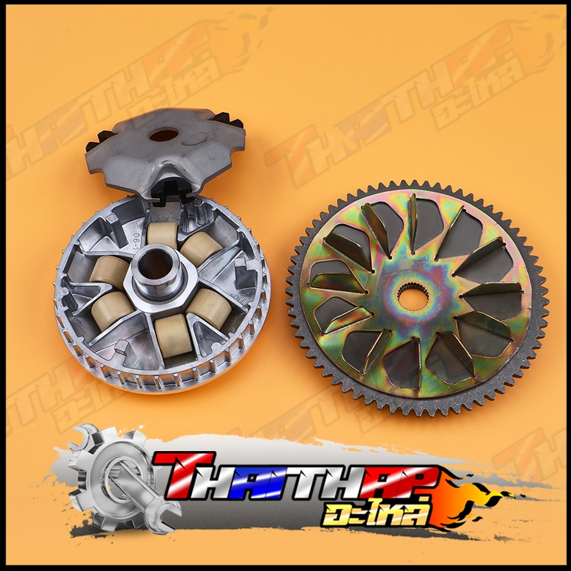 ชุดชามหน้า scoopyi 2012-2016 zoomerx 2012-2014 ชามสกุปปี้ไอ พร้อมเม็ด ชามนอก ล้อขับสายพานหน้า รูปที่ 5