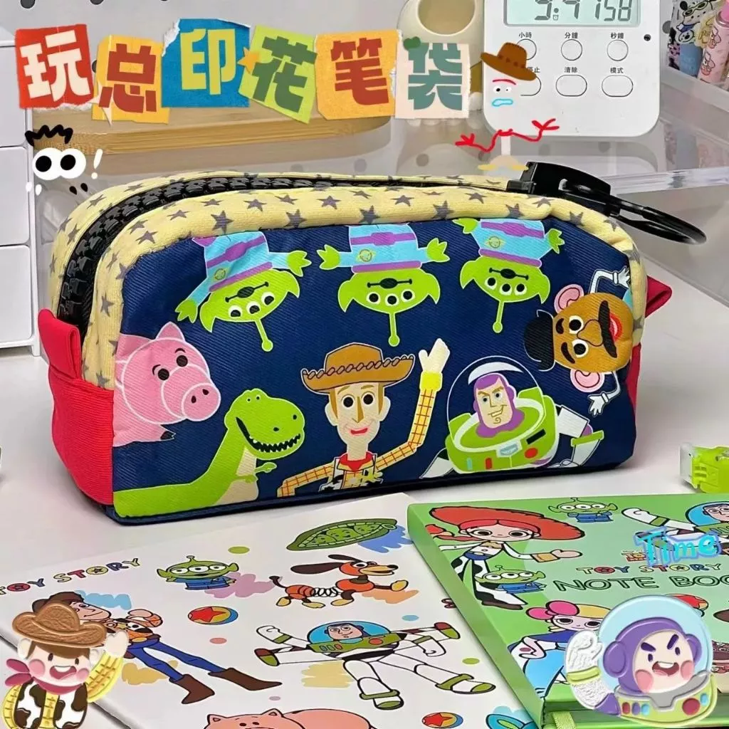 กระเป๋าใส่ปากกา ดินสอ ลายการ์ตูน Toy Story ความจุขนาดใหญ่ สร้างสรรค์ อเนกประสงค์ สําหรับนักเรียน ของขวัญ