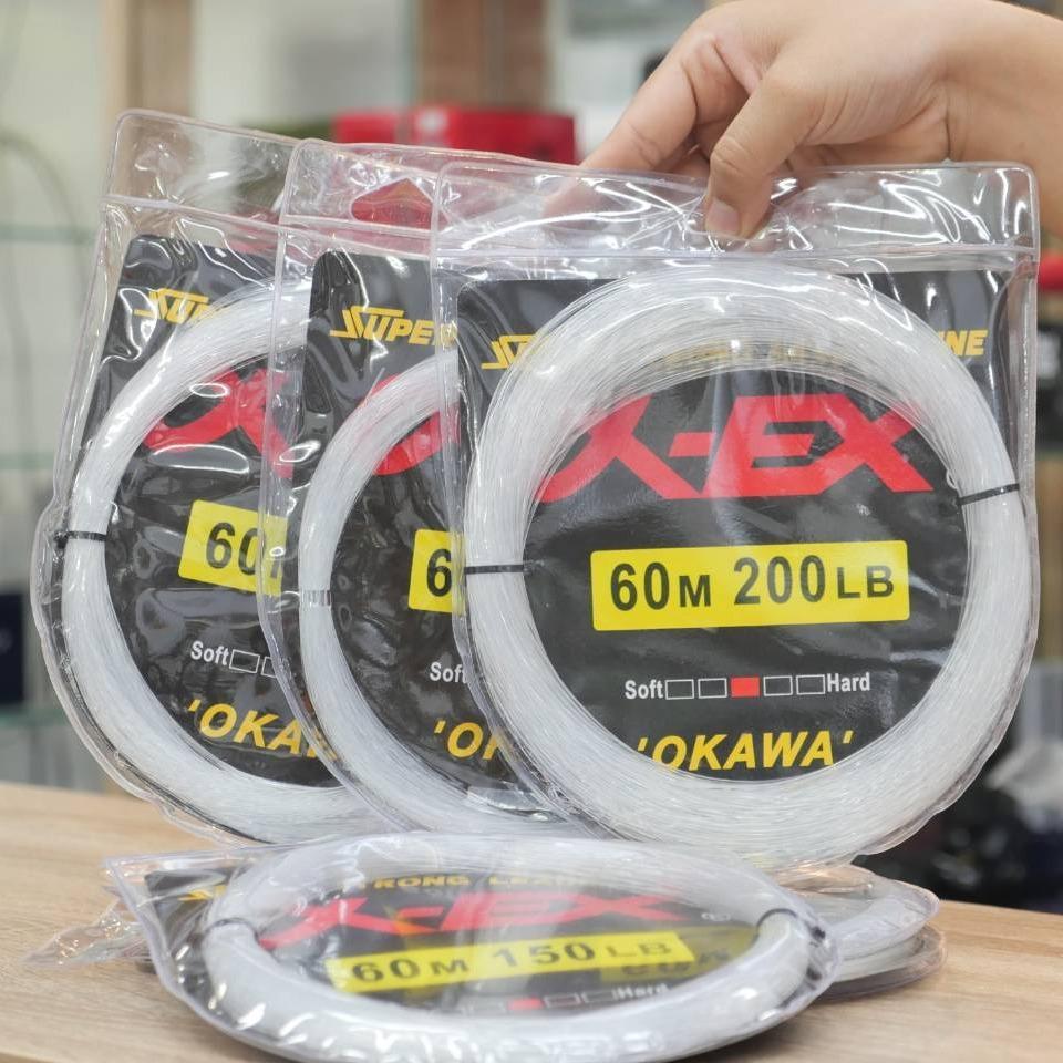 สาย OKAWA X-EX LEADER LINE สายช็อคหลีด โอกาวา สายช็อคงานทะเล